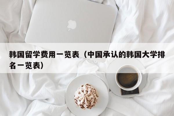 韩国留学费用一览表（中国承认的韩国大学排名一览表）