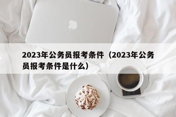 2023年公务员报考条件（2023年公务员报考条件是什么）